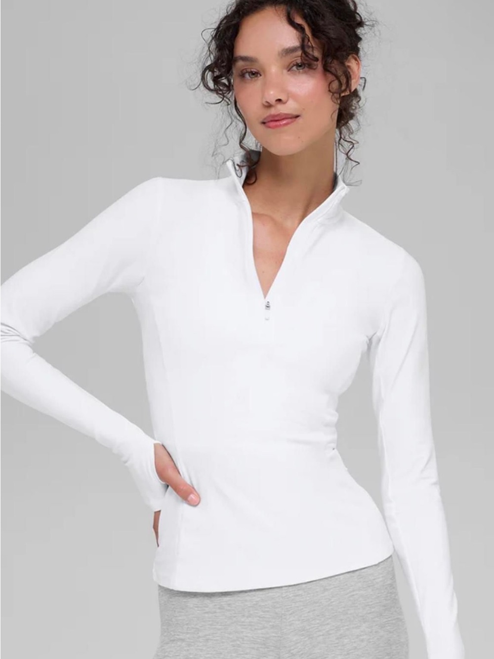 ALO Yoga White Rapid Pullover